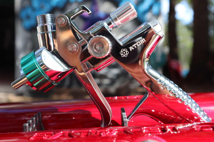 The PERFECT lvlp spray gun to paint your car at home. 