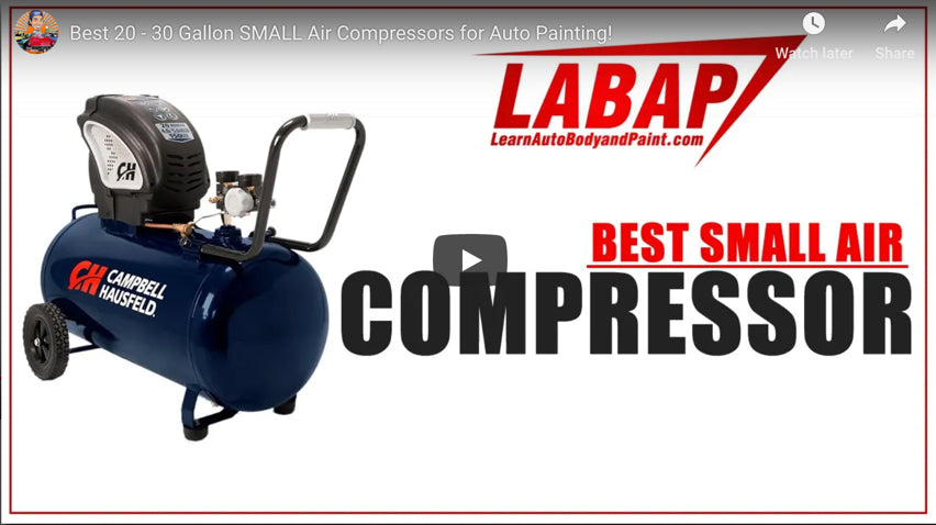 Best Small 20 - 30 Gallon Air Compressors for Auto Painting Projects