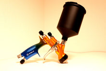 Load image into Gallery viewer, ATOM X88 BLUEMOON LVLP Professional Spray Gun 1.3 and 1.4 TIP Combo - Solvent/Waterborne + FREE GunBudd Ultra Lighting System