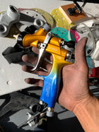 ATOM X88 BLUEMOON LVLP Professional Spray Gun 1.3 and 1.4 TIP Combo - Solvent/Waterborne + FREE GunBudd Ultra Lighting System