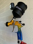 ATOM X88 BLUEMOON LVLP Professional Spray Gun 1.3 and 1.4 TIP Combo - Solvent/Waterborne + FREE GunBudd Ultra Lighting System