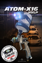 ATOM Mini X16 Professional Mini Spray Gun HVLP w/ GunBudd® Ultra Lighting System