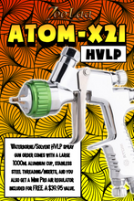 Load image into Gallery viewer, ATOM X21 Professional Spray Gun HVLP Solvent/Waterborne
