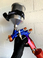 ATOM X88 INFINITY LVLP Professional Spray Gun 1.3 and 1.4 TIP Combo - Solvent/Waterborne + FREE GunBudd Ultra Lighting System