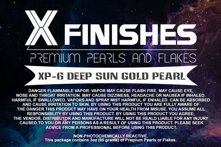 X Finishes Deep Sun Gold Pearl 85g/3oz Pack – ZooLaa.com
