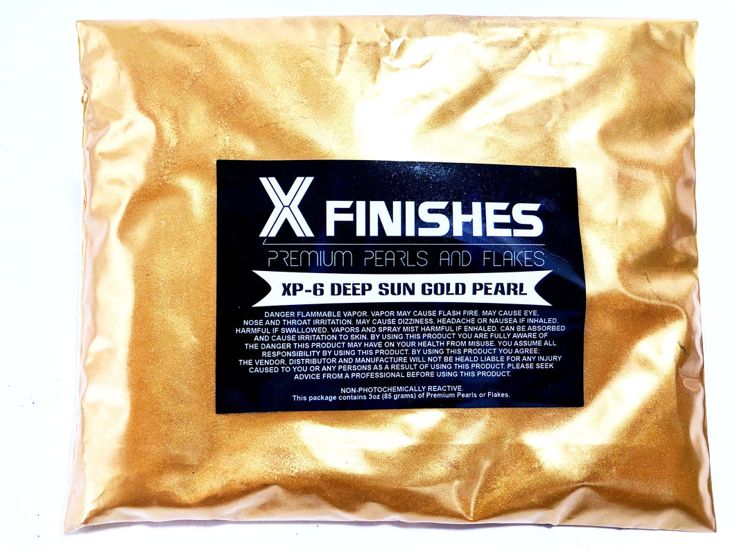 X Finishes Deep Sun Gold Pearl 85g/3oz Pack
