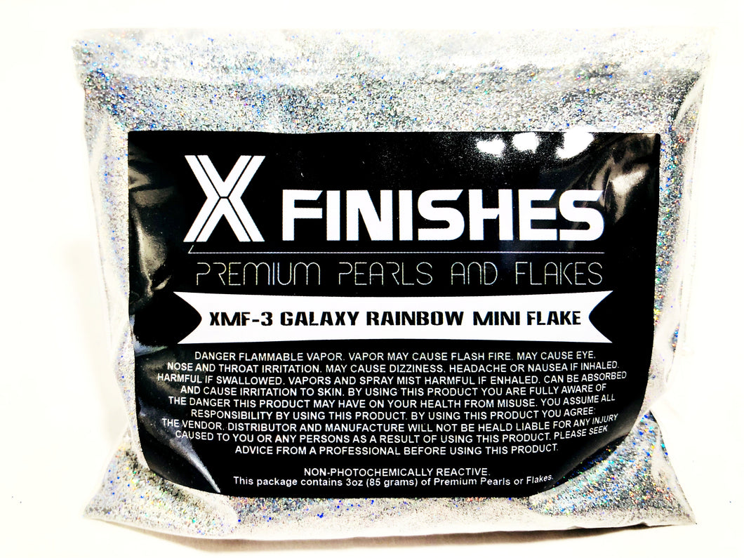 X Finishes Galaxy Rainbow Mini Flake 85g/3oz Pack