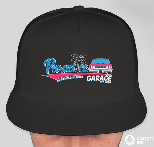 Paradice Garage Custom Trucker Hat