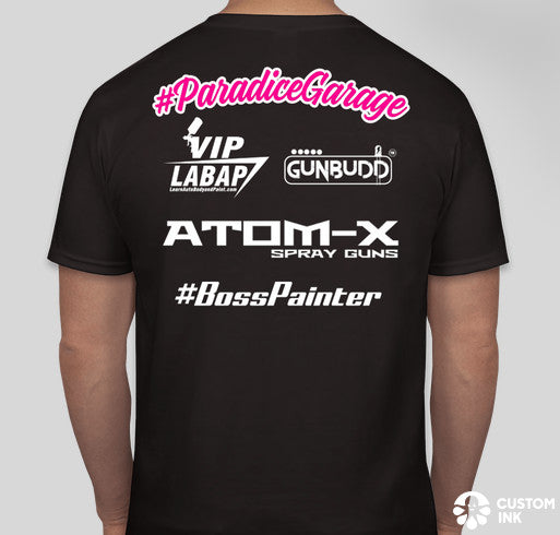 Paradice Garage Sponsor T-shirt – ZooLaa.com
