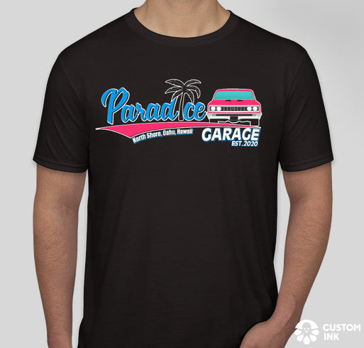 Paradice Garage Sponsor T-shirt