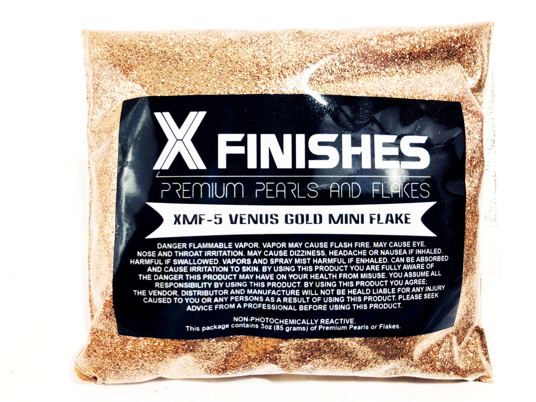X Finishes Venus Gold Mini Flake 85g/3oz Pack