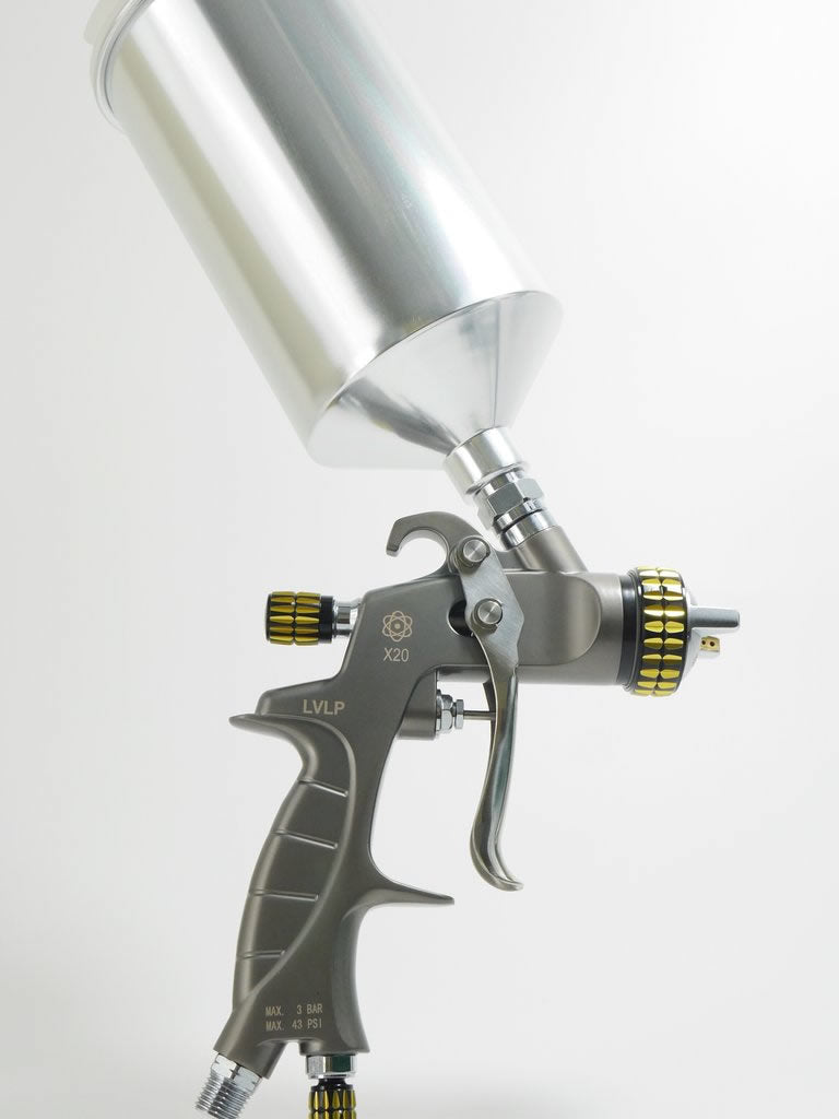 Auto Paint Compliant Spray Gun LVLP Solvent ATOM-X20 with FREE GUNBUDD LIGHT!!